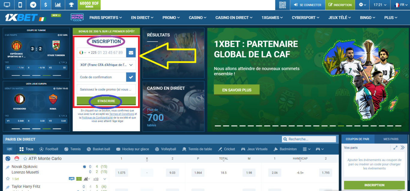 1xBet ci: Acteur majeur sur la scène des paris en ligne